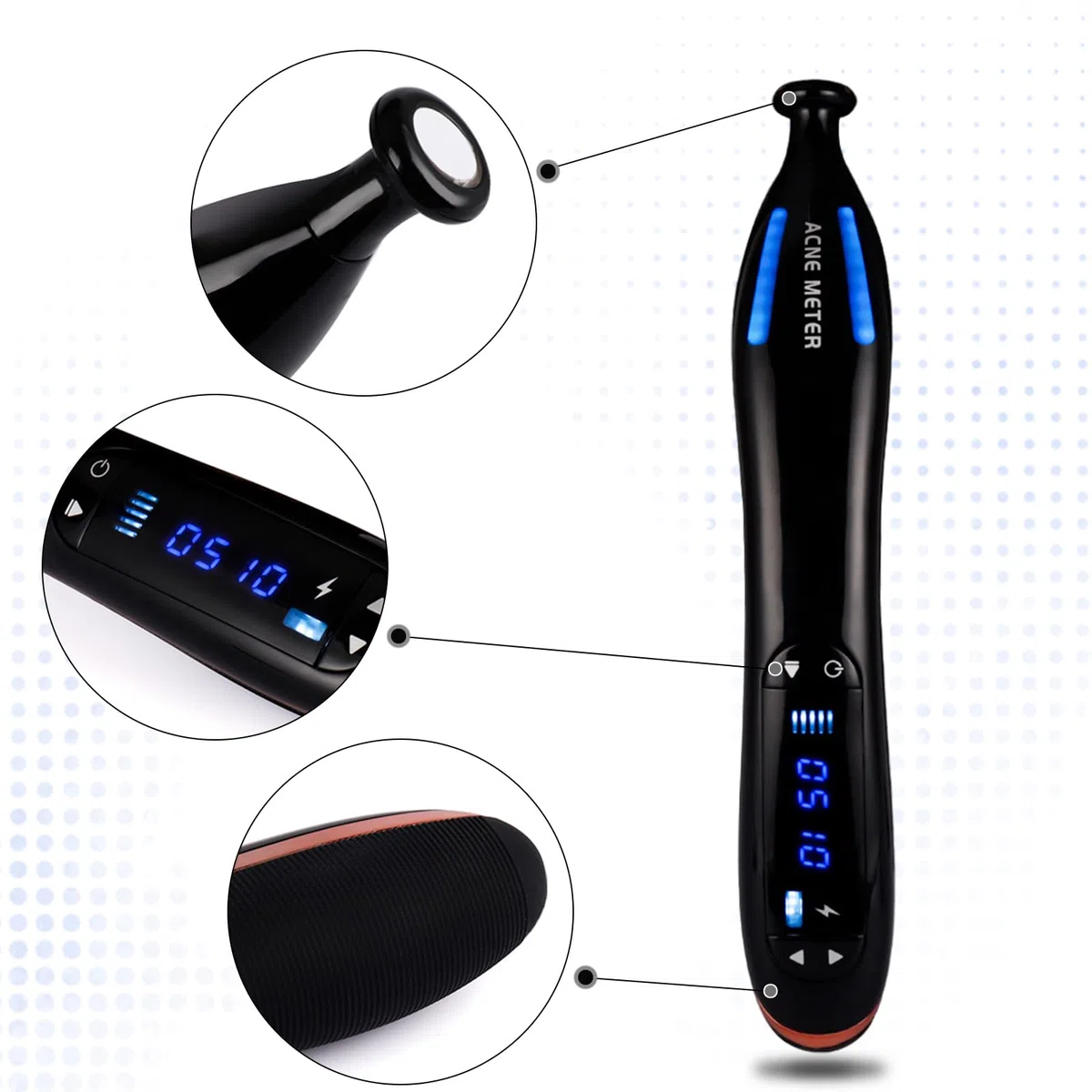 Plasma Pen Professional für Aknebehandlung – Professionelles Hautpflegegerät zur Entfernung von Aknenarben, Porenverfeinerung & Gesichtslifting, Tragbares Beauty-Gerät mit USB-Ladefunktion