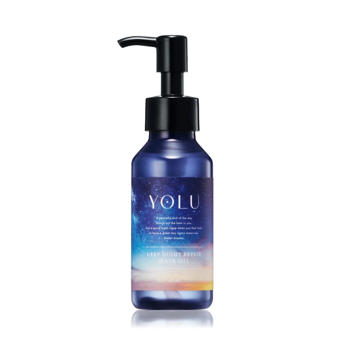 YOLU Night Beauty Haaröl, 80 ml, Tiefenreparatur über Nacht