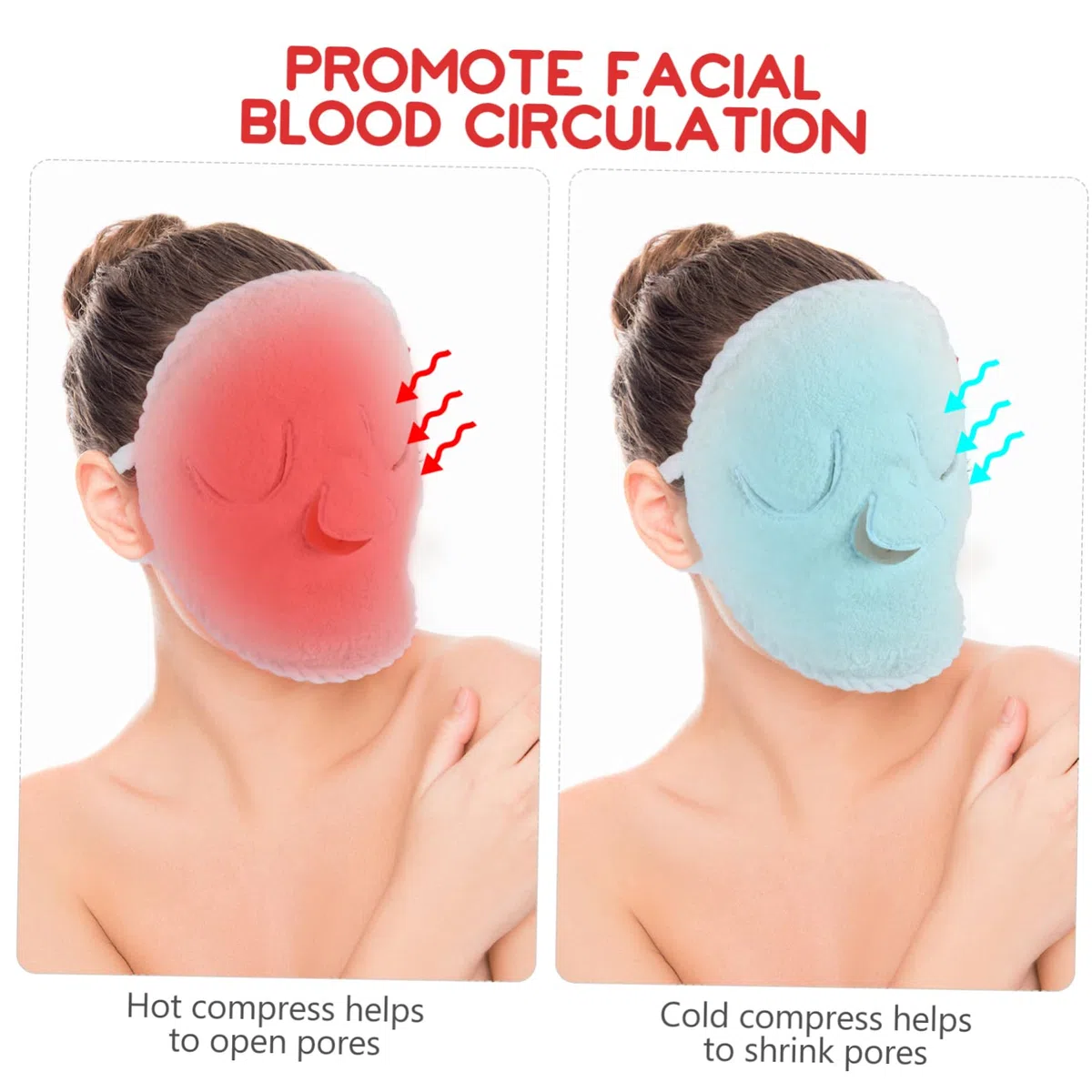 FRCOLOR 10stücke Fleece Handtuch Feuchtigkeitsspendendes Gesichtshandtuch Für Kälte Und Wärmeanwendungen Für Gesichtsbehandlung Und Hautpflege Der Frauen Vielseitig Einsetzbar
