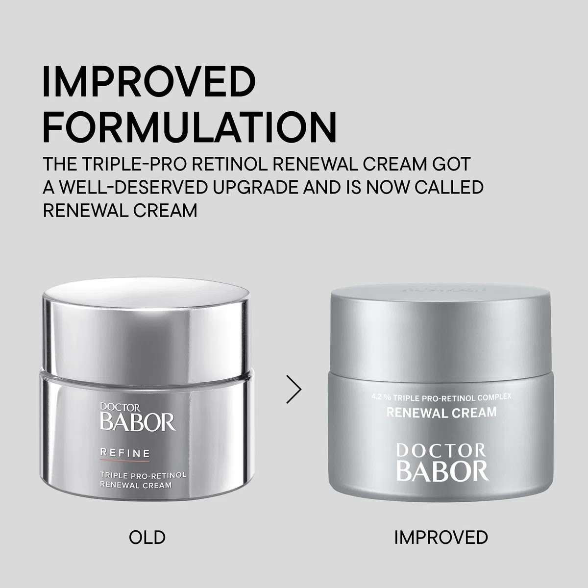 DOCTOR BABOR Renewal Cream | Regenerierende Anti-Aging und Anti-Pigmentflecken Gesichtscreme mit Pro-Retinol Komplex | Für eine strahlende, verjüngte Haut | Verfeinert das Hautbild | vegan | - 50ml