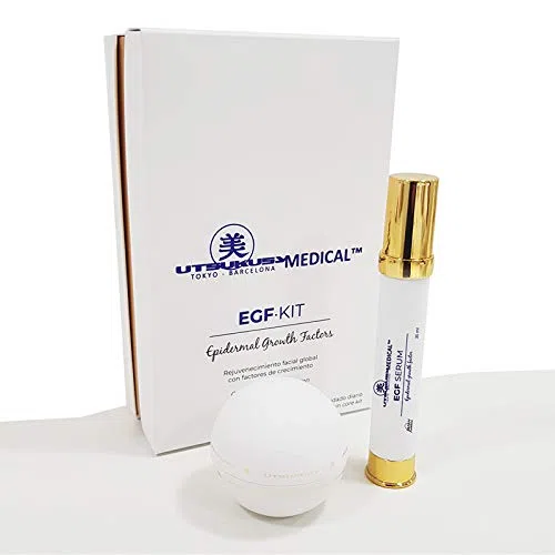 UTSUKUSY - EGF Plasma Skin Set - Regenerierende Hautpflege - Serum & Creme - EGF-Technologie für alle Hauttypen - Feuchtigkeit & Anti-Aging - 50ml/35ml