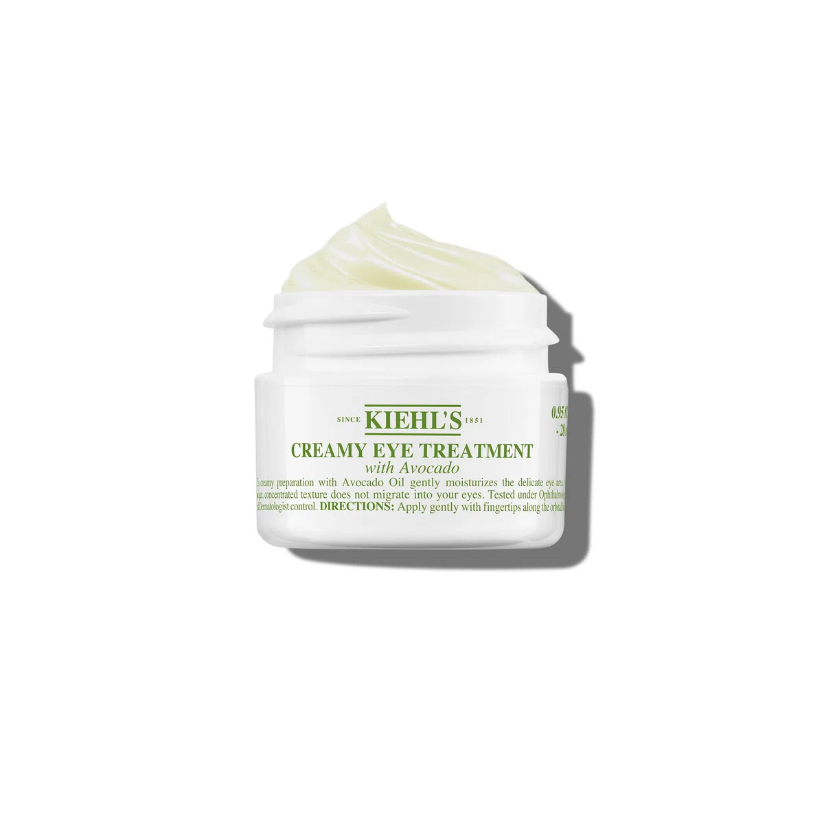 KIEHL'S Creamy Eye Treatment with Avocado, 28 ml, feuchtigkeitsspendende Avocado-Augencreme, 24 h Feuchtigkeit