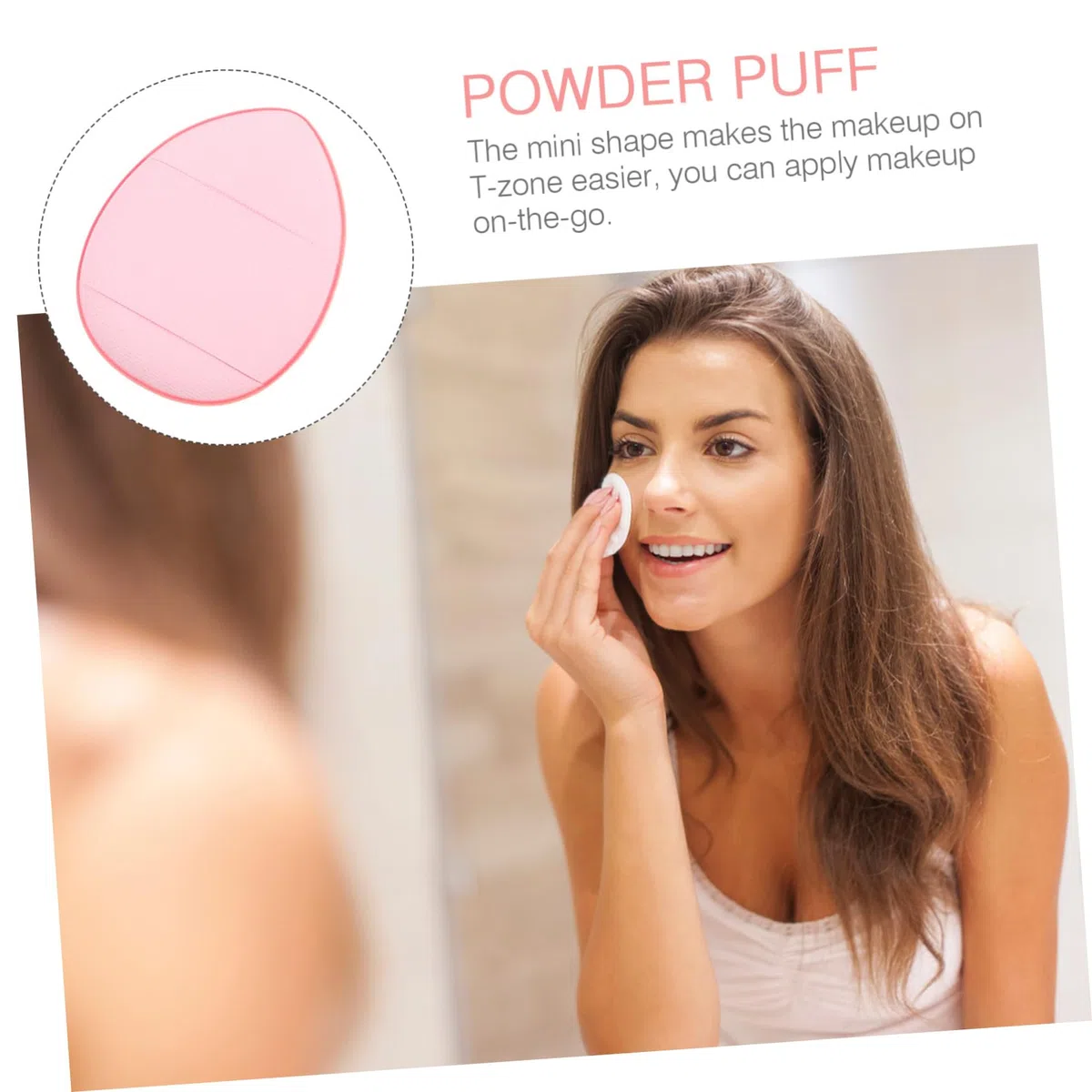 Baluue 60stücke Mini Makeup Schwämme Waschbare Puderquaste Für Foundation Blush Und Highlighter Vielseitig Einsetzbare Beauty-schwämme Für Trockenes Und Makeup Farbton