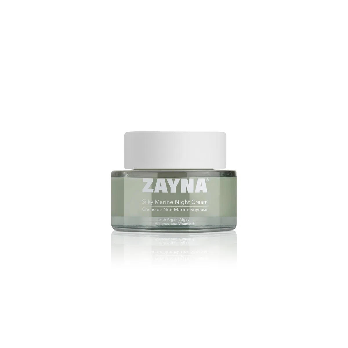 ZAYNA Silky Marine Night Cream 50ml – Reichhaltige Nachtcreme mit Arganöl, Meeresalgen & Hibiskus für intensive Feuchtigkeitspflege und strahlende Haut. Hergestellt in der Schweiz