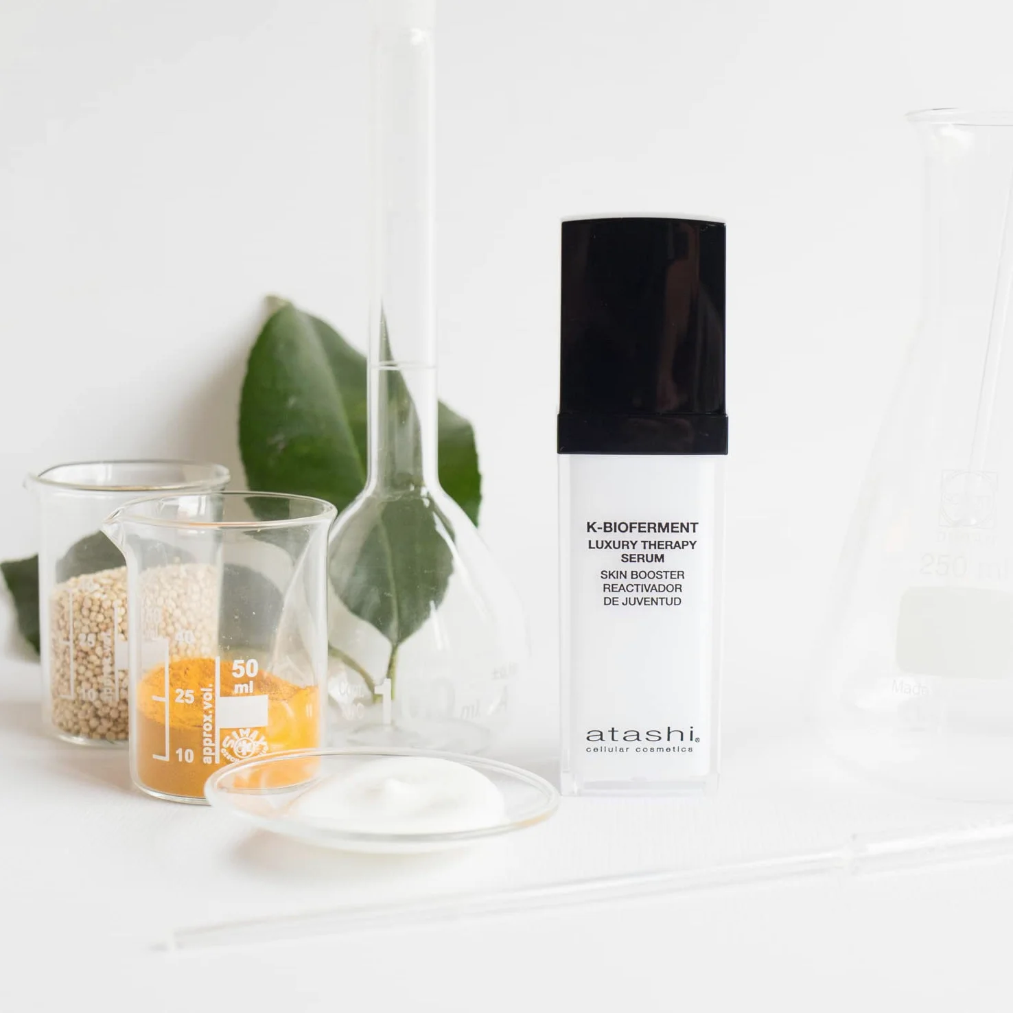 Atashi K-Bioferment | Therapy Luxury Serum Skin Booster | Anti-Ageing Revitalisierendes Regenerierendes Gesichtsserum | Empfindliche und gestresste Haut | 30ml