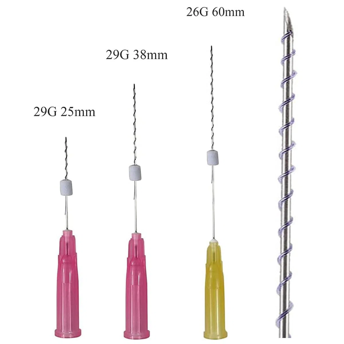PDO Threads Mono Type Face Lift Whole Body Tightening 100pcs,26G-60MM 29G-38MM 29G-25MM Drei Größenoptionen (29G*38MM)