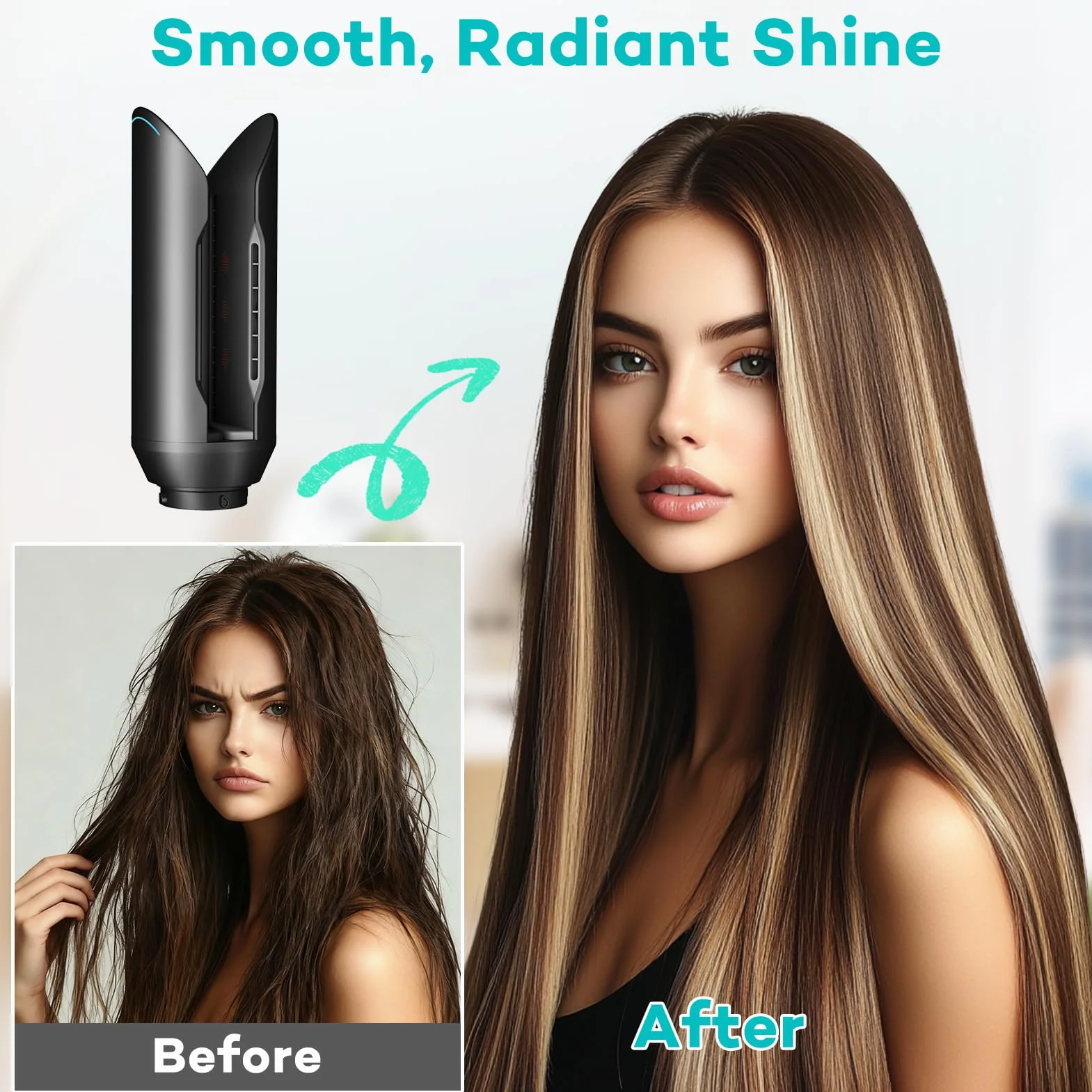 Für Dyson Airwrap HS01 HS05 HS08, Haarstyling Glätten Düsen Aufsatz
