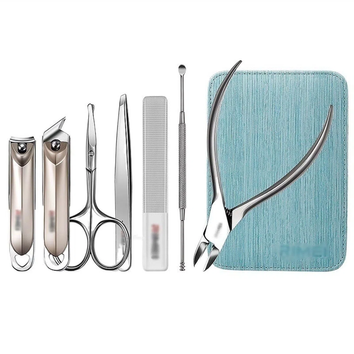 7-teiliges professionelles Maniküre- und Pediküre-Set(Blue)