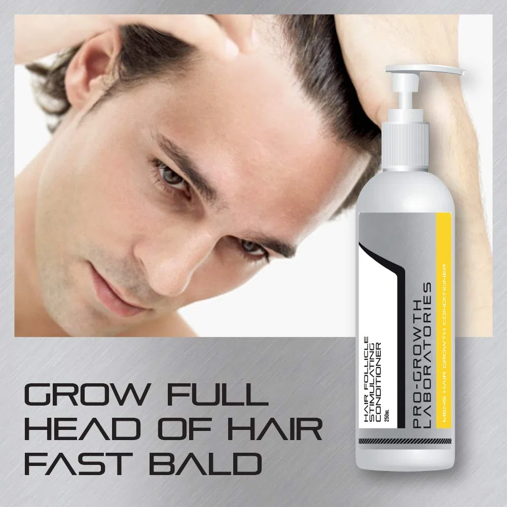 PRO Growth WACHSTUM HERREN Haarfollikel Stimulierung des Haarwuchses ANLAGE NEIN BALD Mens Conditioner