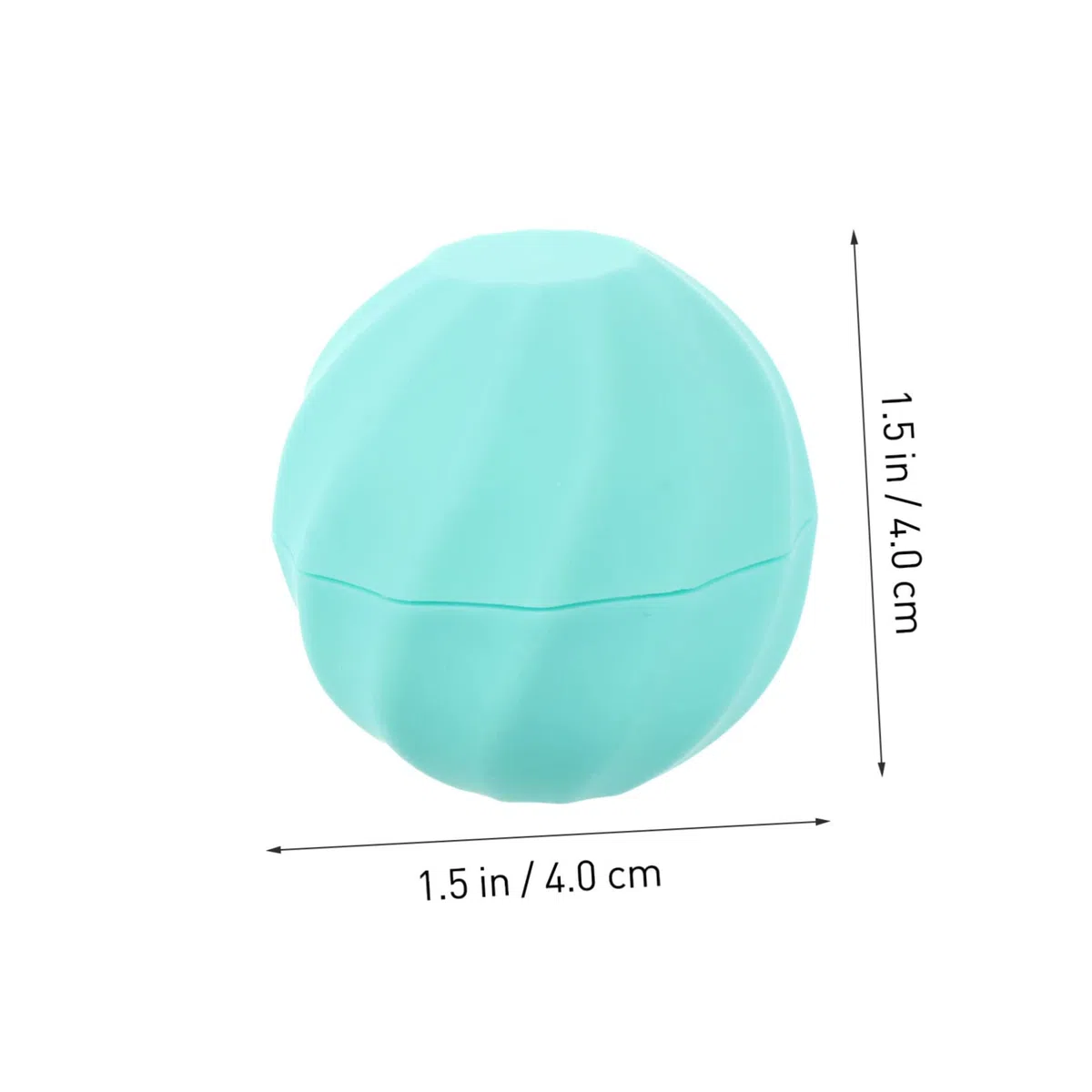 30 Stck Nachfüllbare Kugel Lippenbalsam Döschen aus Kunststoff Auslaufsichere Lippenpflege Aufbewahrungsbox Kompakt und Tragbar für Tasche und Handtasche