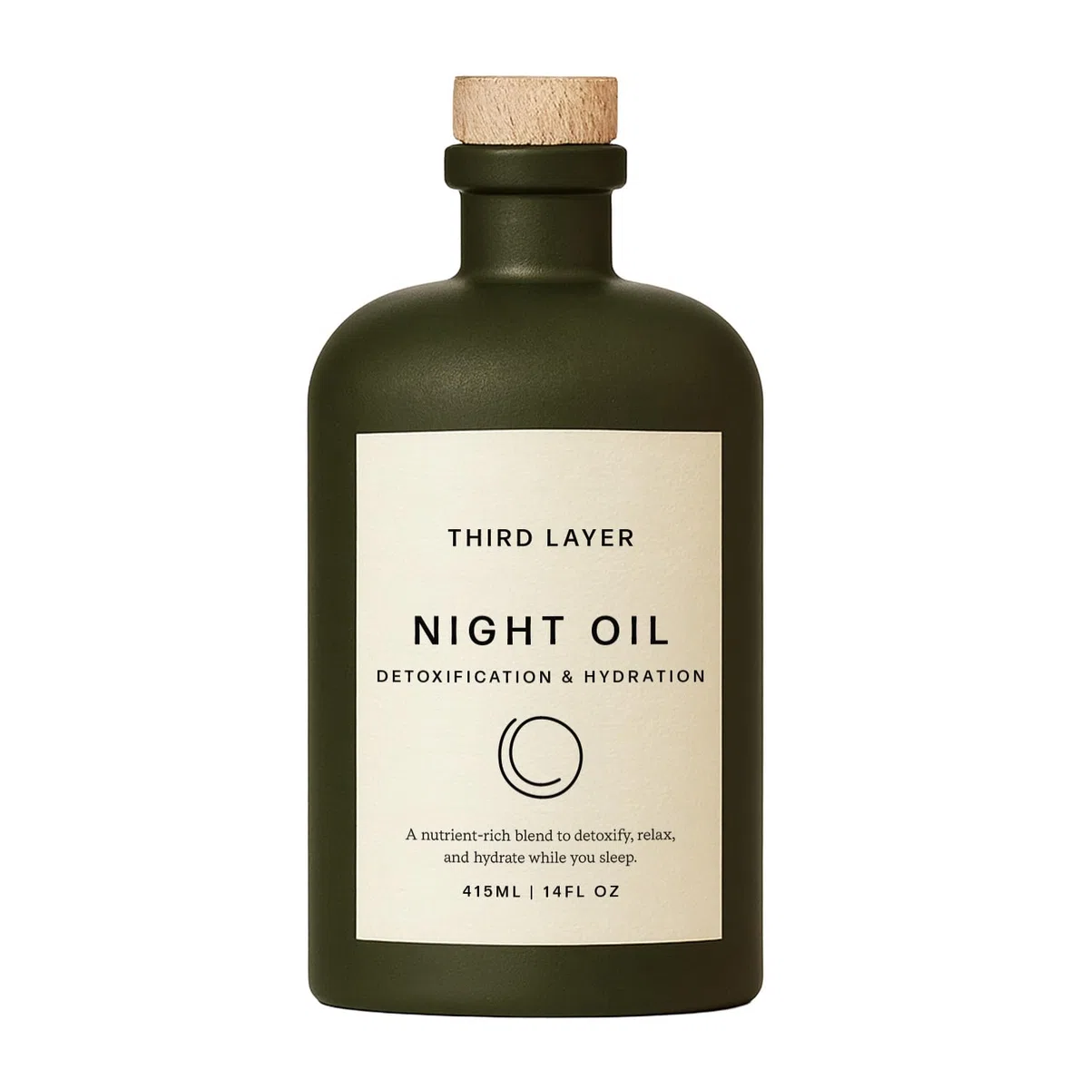 Rizinusöl Körperöl - 100% Bio, kaltgepresst, hexanfrei mit Magnesium & Weihrauch für die Haut Hydratation & Abend-Selbstpflege, Nachtöl (414.0 ml)