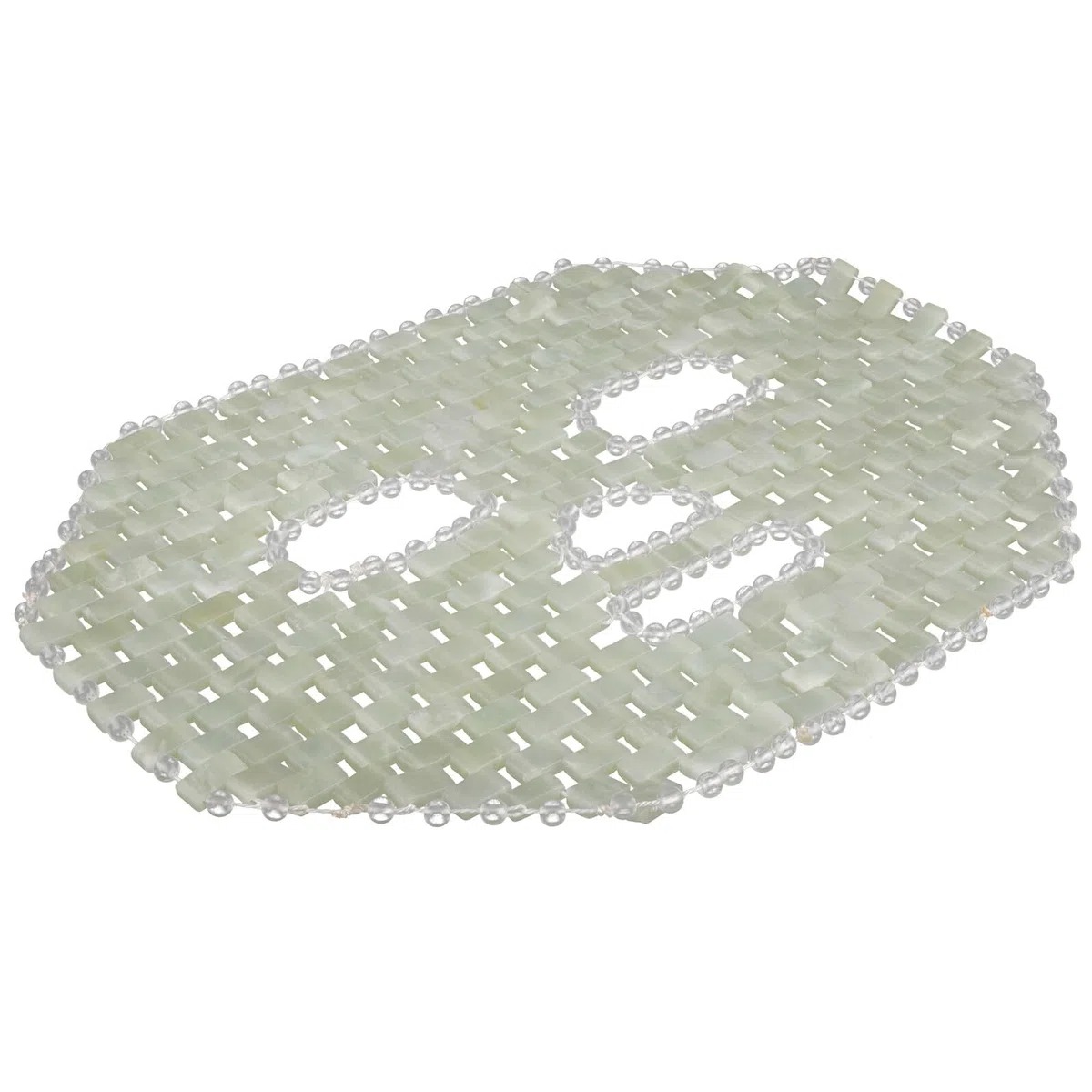 Jade Gesichtsmaske aus Jade für Massage und Hautpflege | Kühlende Anwendung, Beruhigend und Komfortabel, für Zuhause und Unterwegs, als Geschenk für Freunde