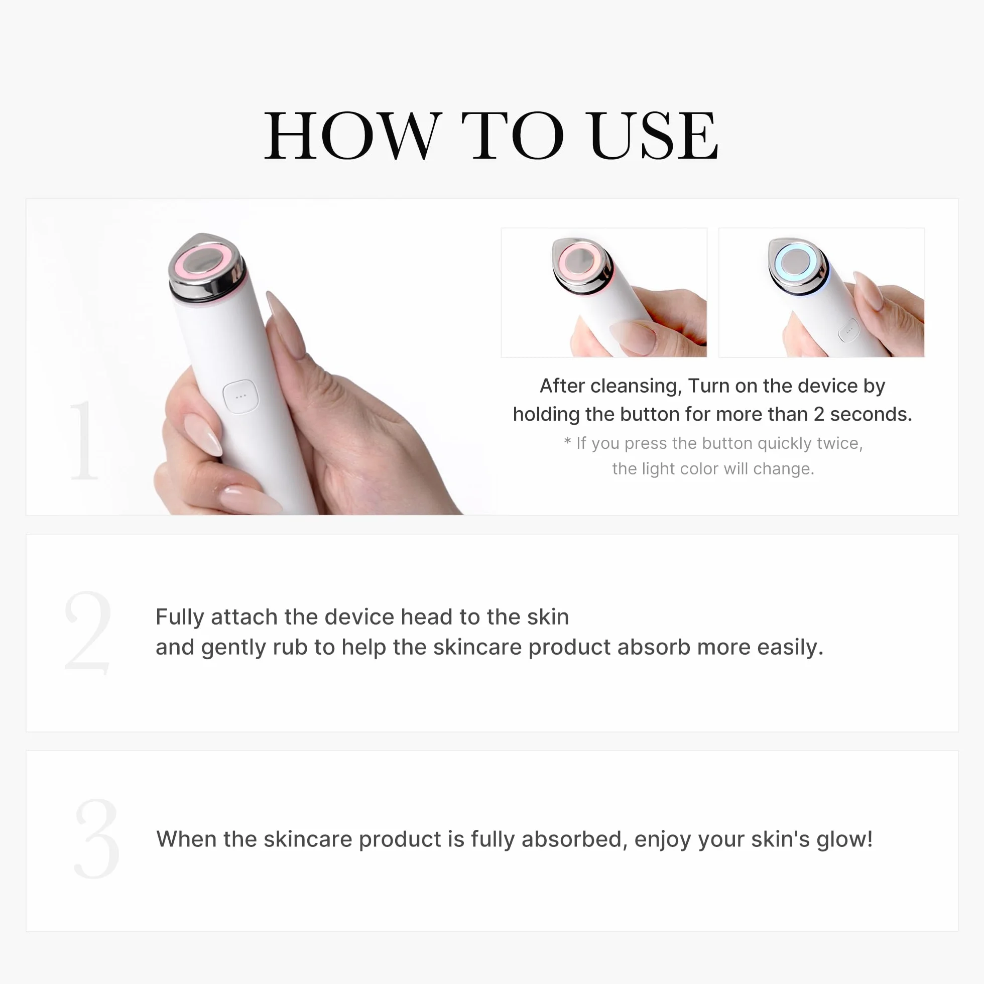 medicube Mini Booster Pro Pink | Günstiges Gesichtspflegewerkzeug für Anfänger – Tragbarer Glow Booster für Glashaut, fördert die Absorption der Hautpflege, Hautpflege für Teenager, koreanische