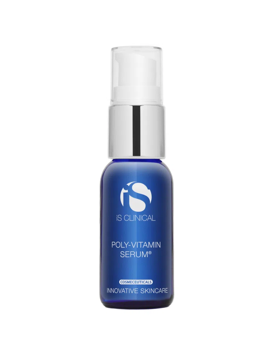 iS CLINICAL Poly-Vitamin Serum; Hydrating Serum containing Niacinamide, Hyaluronic Acid, and Retinol Serum for Face 30 ml