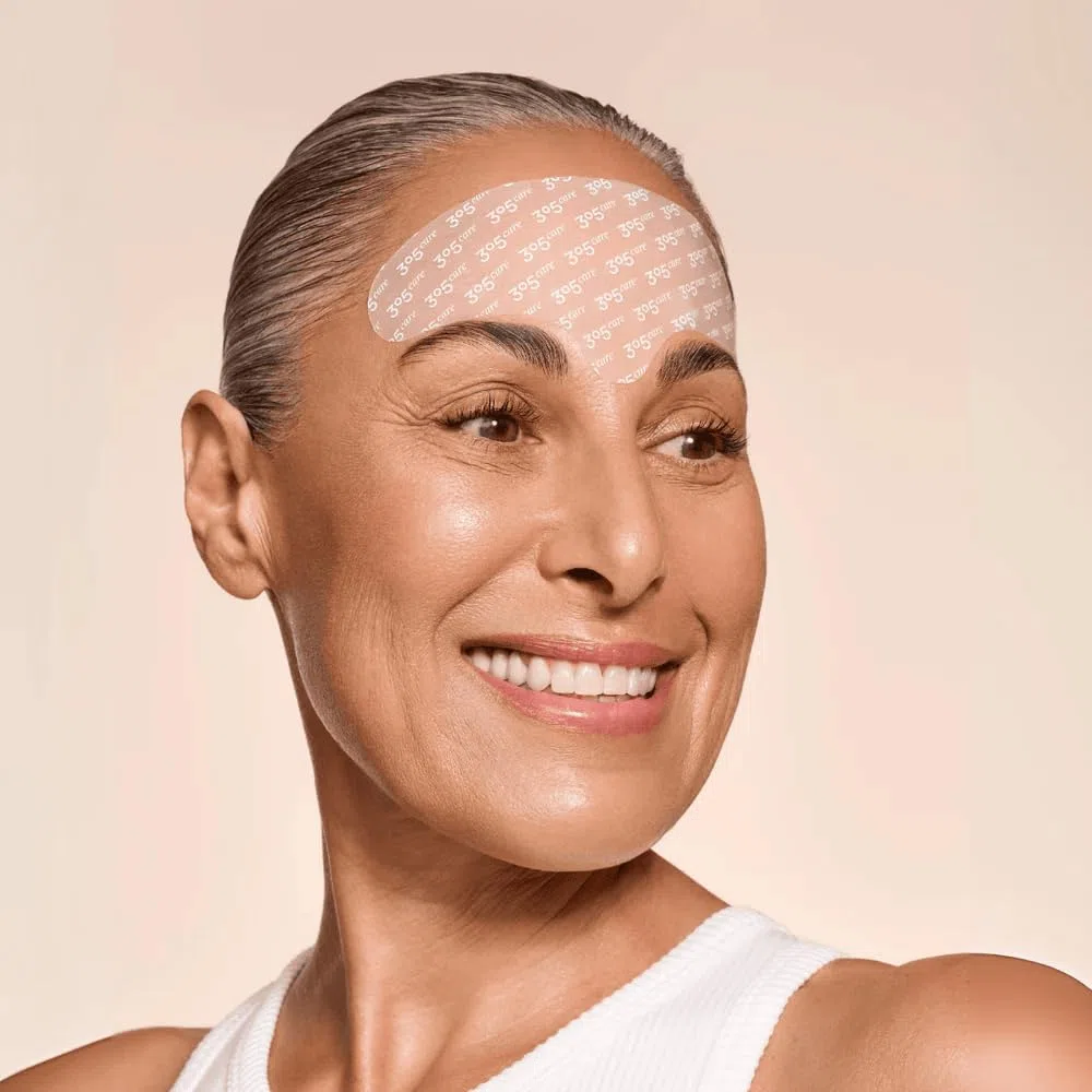 Lumi Lift Forehead Duo, Anti-Falten Serum mit Argireline und Snap-8, Wiederverwendbares Stirnpad, Hyaluronsäure, Mimikfalten Treatment