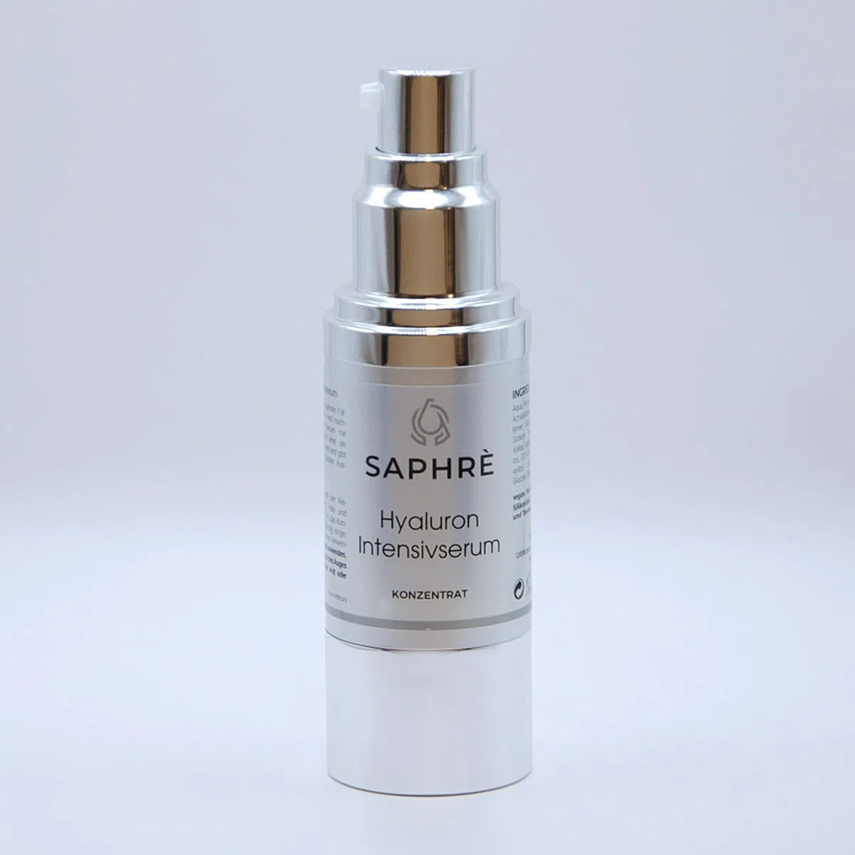 Hyaluron Intensivserum – Feuchtigkeitsbooster mit Kurz- & Langkettiger Hyaluronsäure, Panthenol & Xylitol – für Trockene & Reife Haut – 30 ml, Vegan