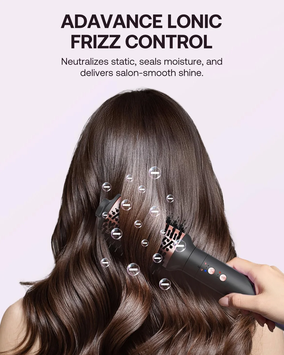 BESTOPE PRO Hairstyler 5 in 1 110,000 RPM Ionen Reisefön Multi-Hair Styler Set Automatischer Luft-Lockenstab