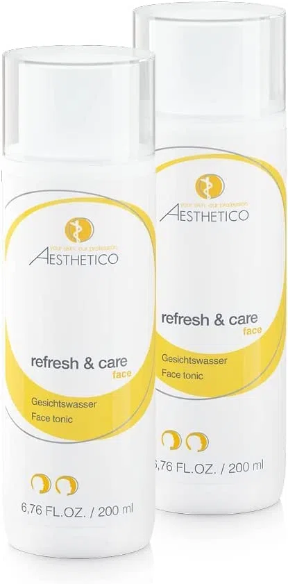 AESTHETICO refresh & care - Reinigungsfinish, Gesichtswasser f?r alle Hautbilder, k?hlt und beruhigt, st?rkt den S?ureschutzmantel 5 x 200 ml