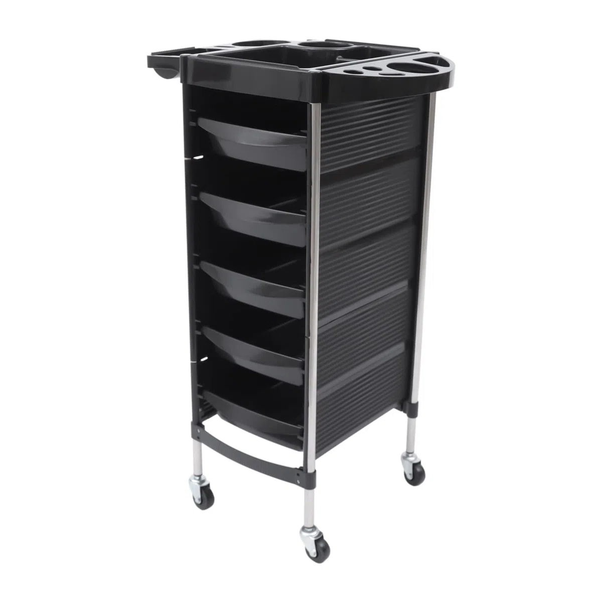 Friseurwagen Arbeitswagen Kosmetikwagen Rollwagen Stapelboy Bedienungswagen De Mit Schubladen Und Rollen Friseur Drehbar Beauty Salon Trolley ZubehöR Friseurassistant Haar Lagerung Cart RäDern