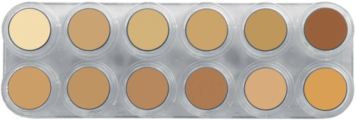 Creme Makeup-Palette V mit 12 Farben