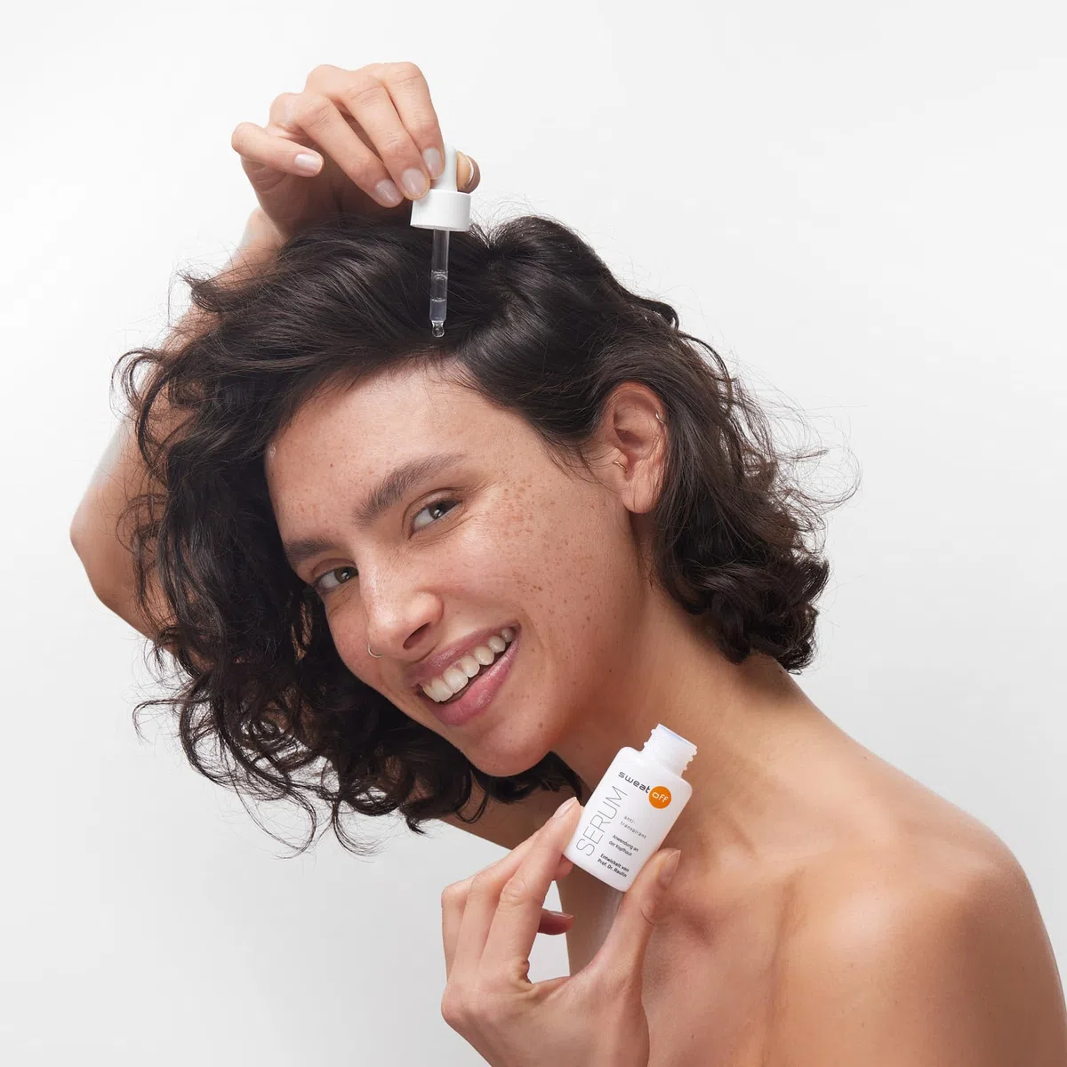 Sweat-Off Antitranspirant Serum 30ml gegen Schwitzen I Serum gegen Kopfschwitzen I Antiperspirant gegen Schweiß am Kopf