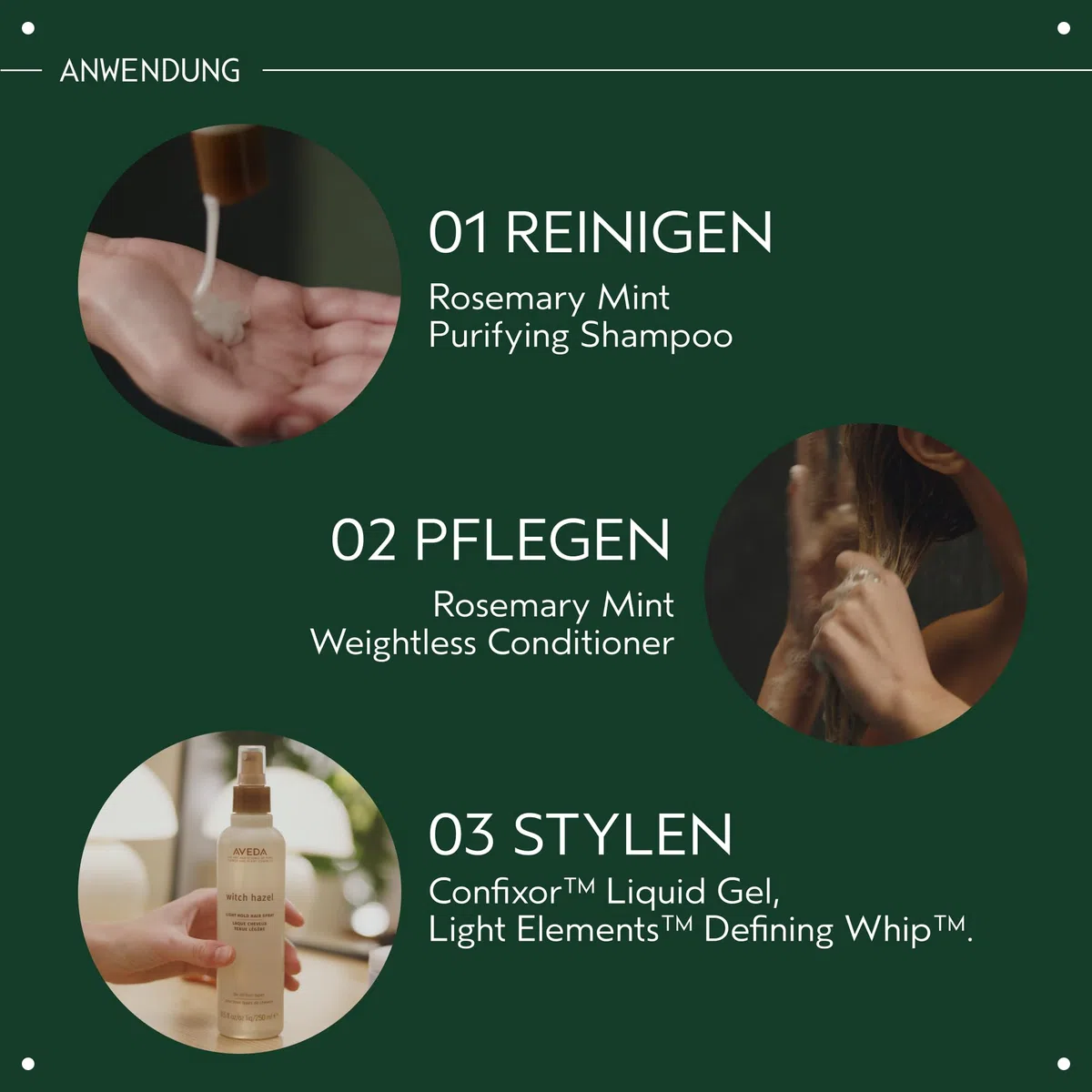 Aveda Rosemary Mint Weightless Conditioner, leichter Conditioner, verleiht Fülle und Glanz, für normales bis fettiges Haar, feine bis mittlere Haartypen, farbsicher, zu 97% natürlichen Ursprungs*