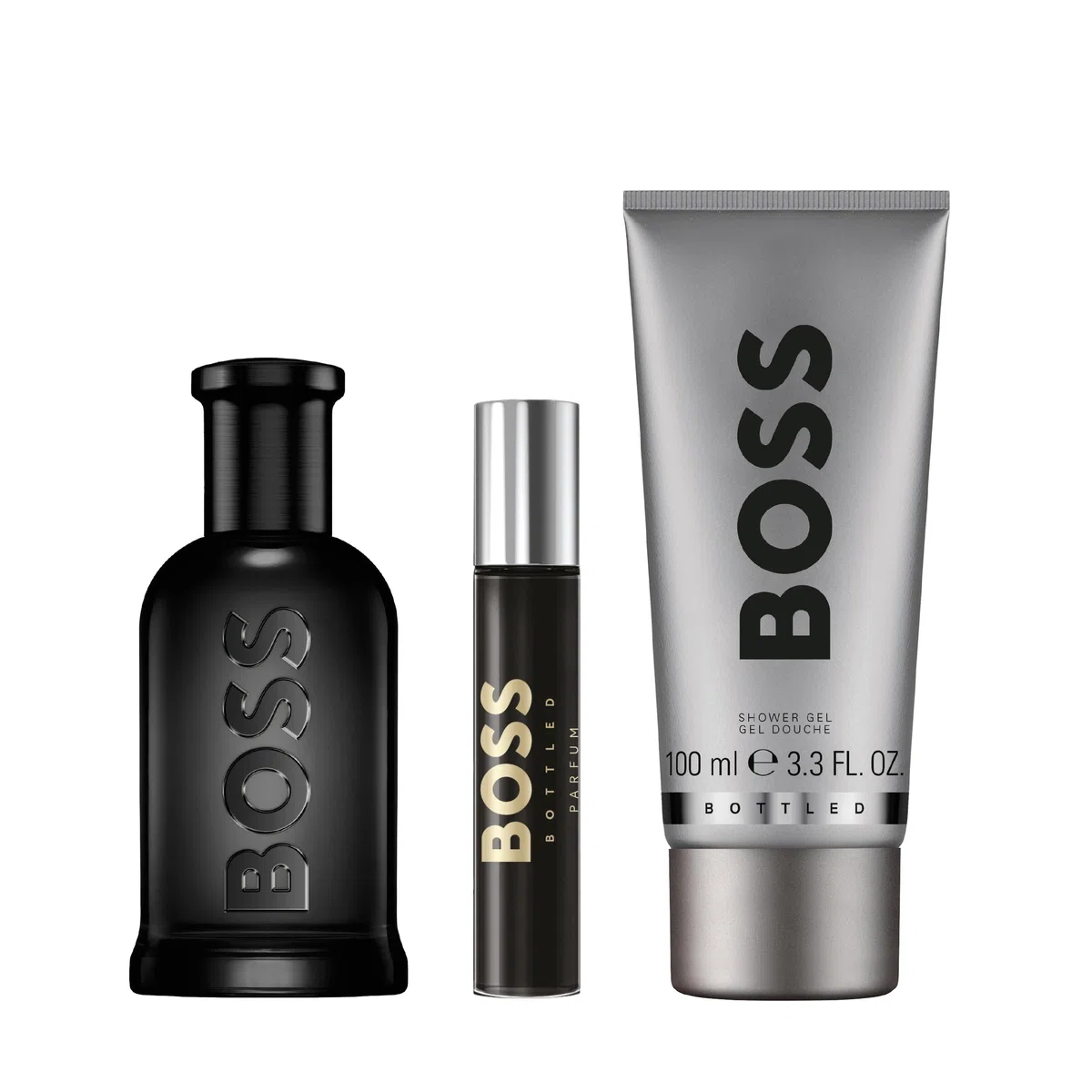 HUGO BOSS Estuche Boss Bottled Parfum, für Damen und Herren, ideal für einen langanhaltenden Duft, mit 100 ml