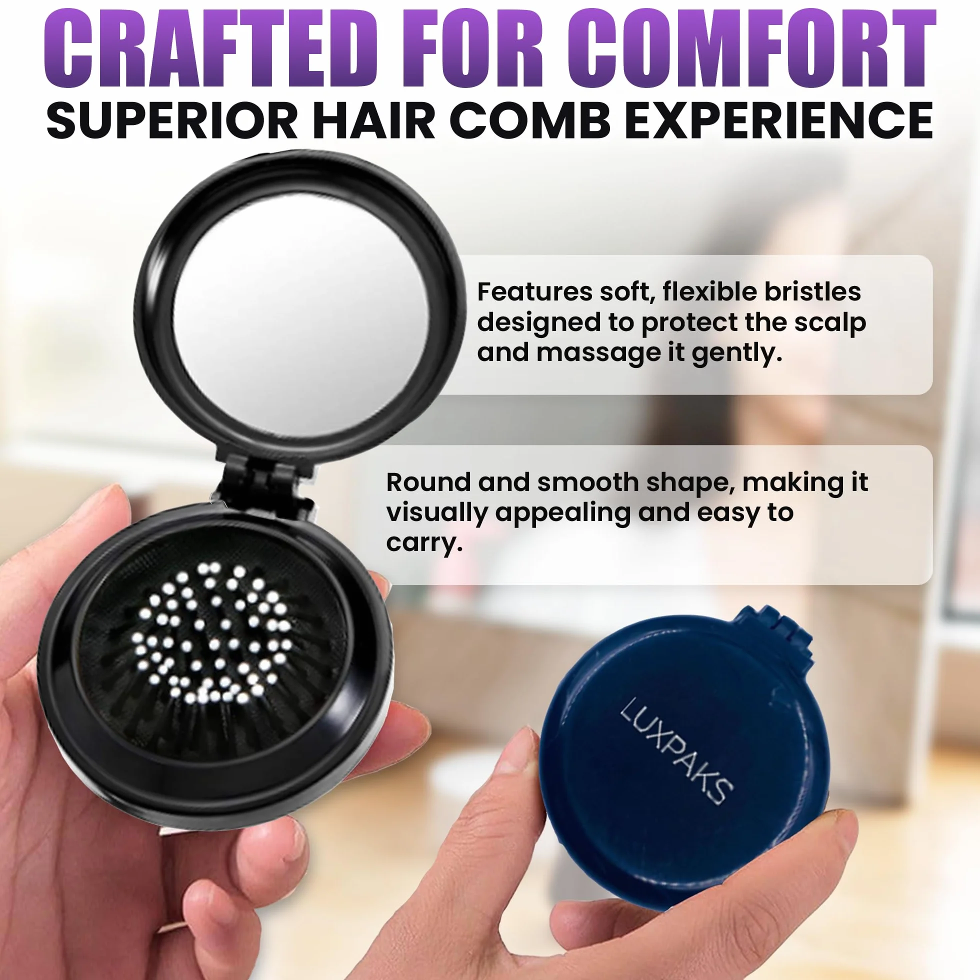 Hair Styling Set: Contains Kinki-Curli Original Curling Custard Gel Bundled with LUXPAKS Hairbrush