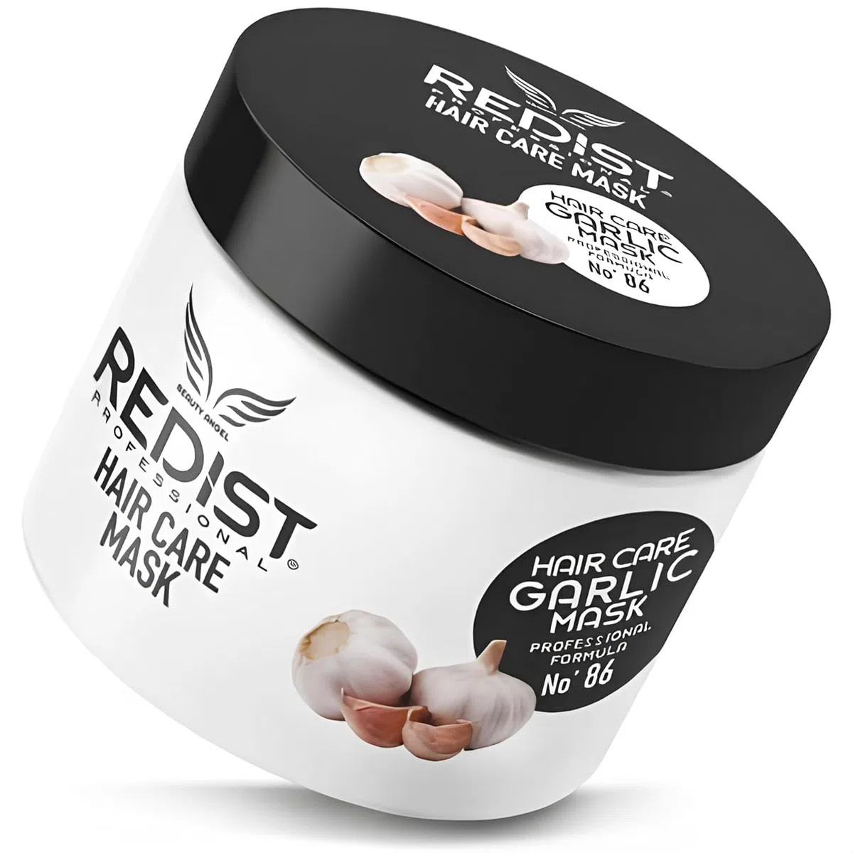 Redist Knoblauch Haarpflege Set – Shampoo 1000 ml + Haarmaske 475 ml + 2 Phase Conditioner 400 ml Milk&honey | Anti-Haarausfall & Stärkende Formel | Für trockenes & geschädigtes Haar