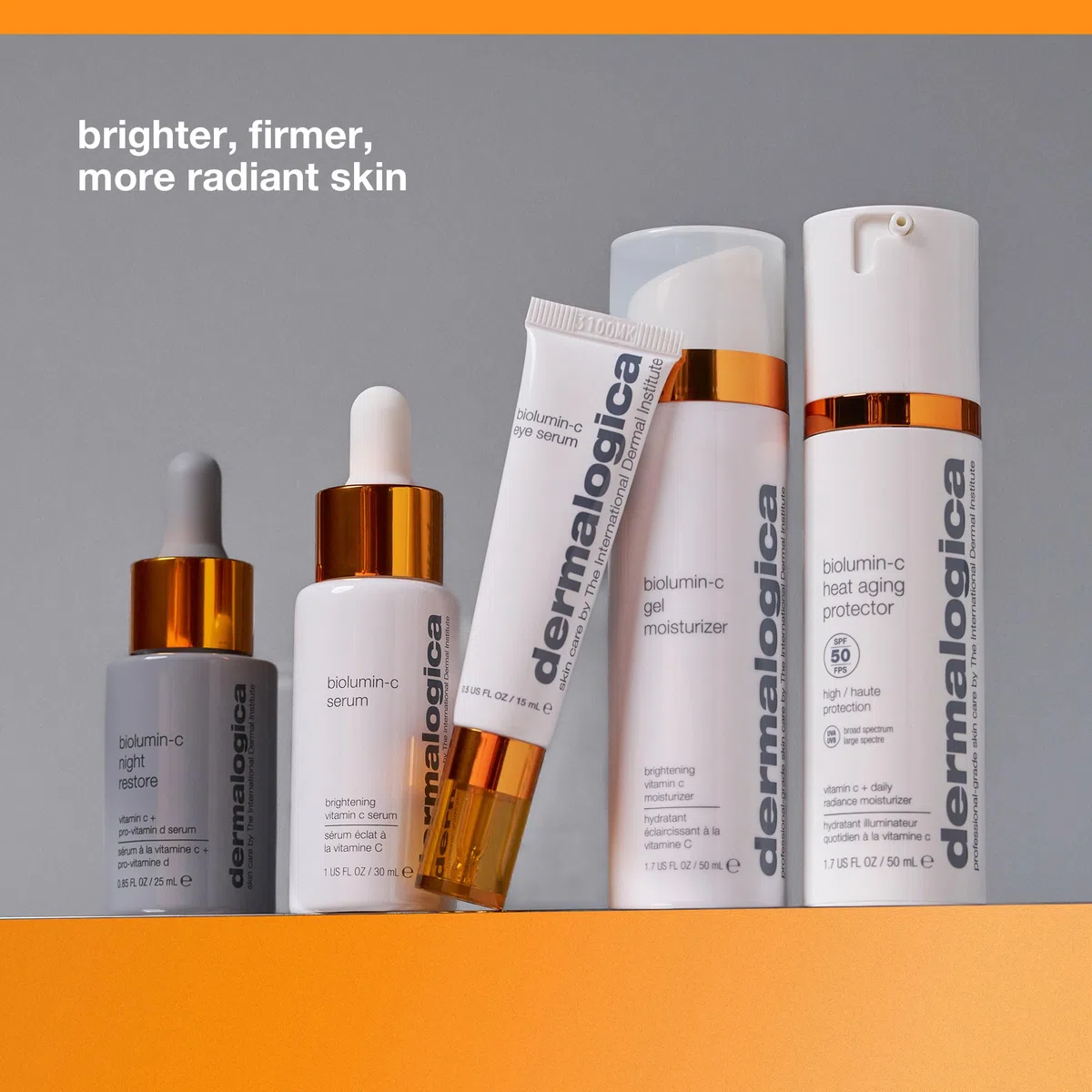 Dermalogica Biolumin-C Heat Aging Protector SPF 50, Daily Face Moisturizer with Sunscreen - Defend Signs of Skin Aging