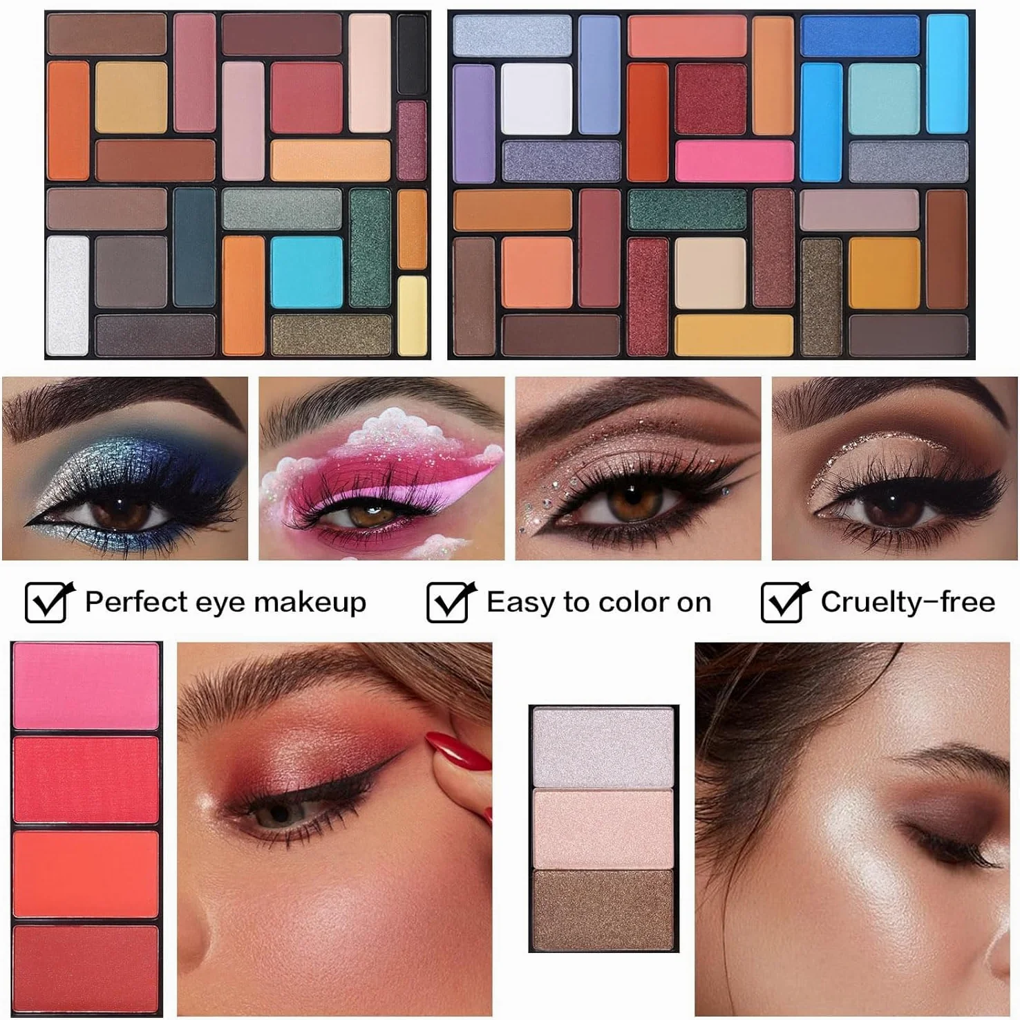 Professionelles Make-up-Set für Frauen, komplettes Set