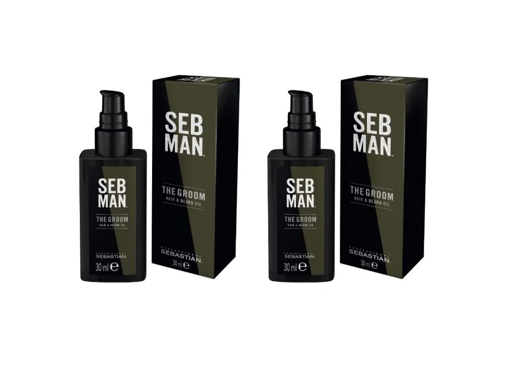 Seb Man The Groom Hair & Beard Oil Duo Pack 2 x 30 ml (60 ml)