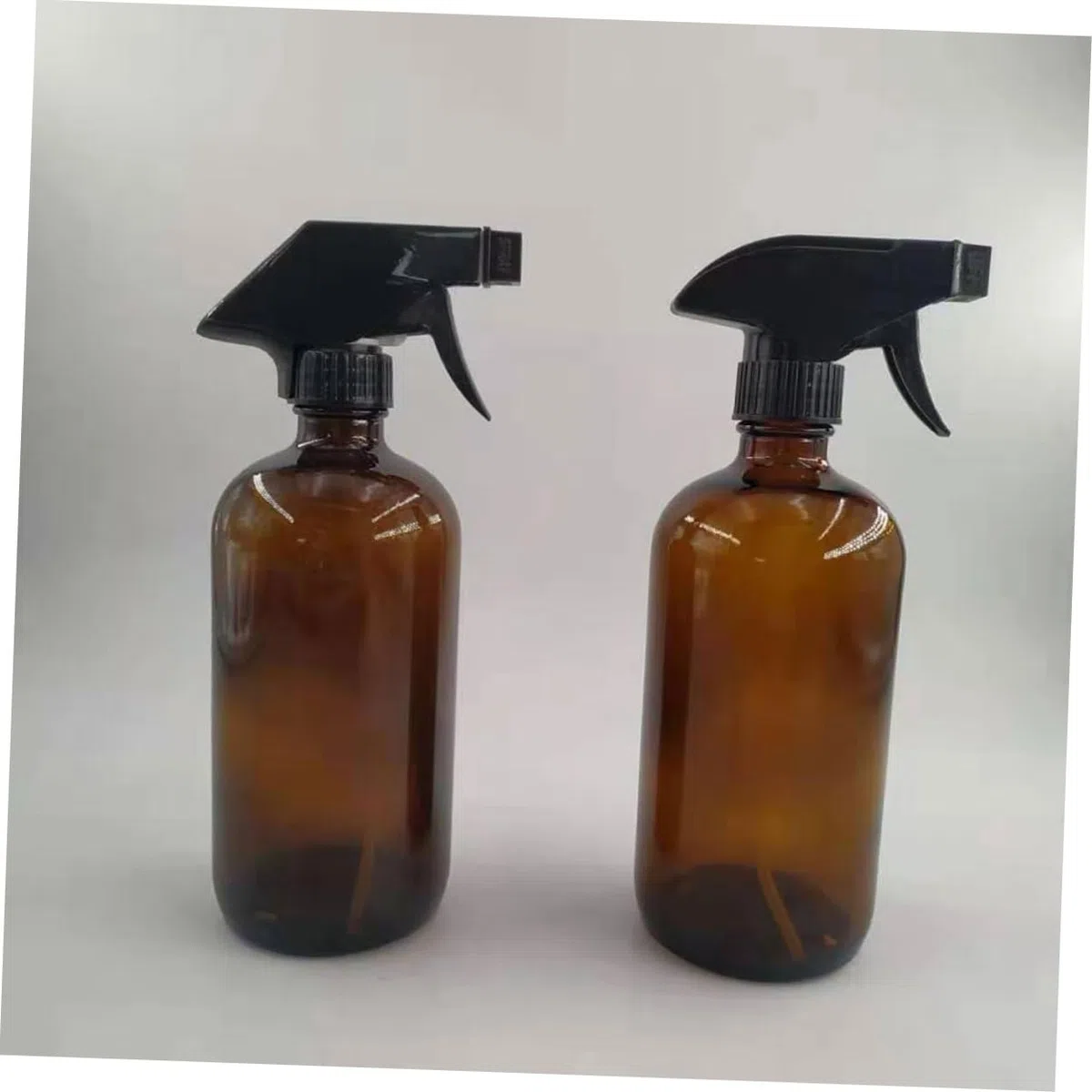 Healvian Wiederbefüllbare Glas Sprühflasche 500ml Braun, 2 Stück | Tragbar und Wiederverwendbar, Leerer Behälter für Outdoor und Hautpflege, Passend für Parfümflüssigkeiten