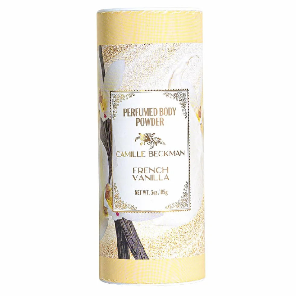 Camille Beckman Perfumed Body Powder, French Vanilla, 3 Ounce by Camille Beckman