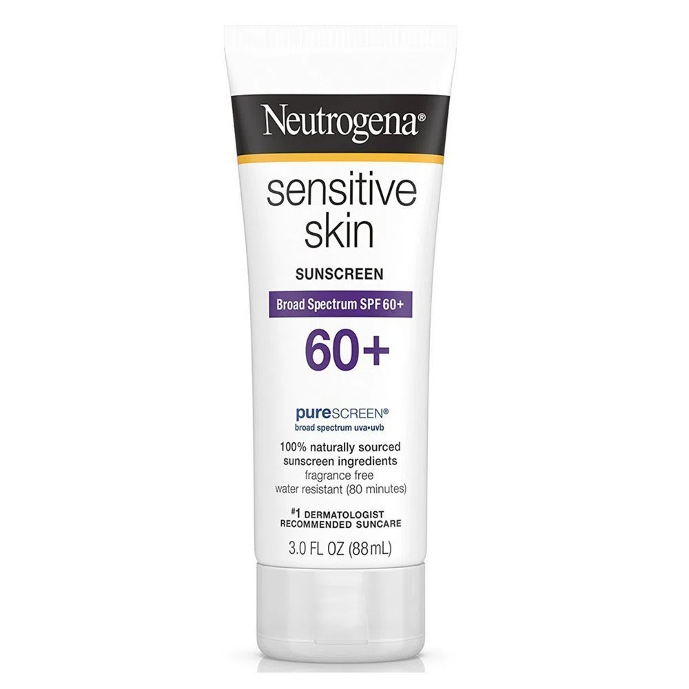 2 x Neutrogena Sonnencreme für empfindliche Haut, Gesichts-Lotion, LSF 60 (schützt empfindliche Haut)