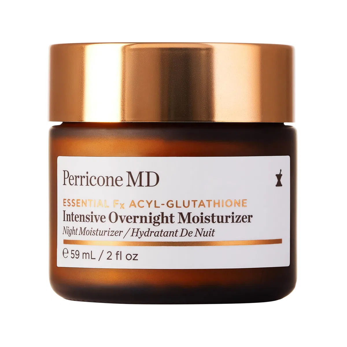 Perricone MD Essential Fx Acyl-Glutathione Intensive Overnight Moisturizer 59ml – Rich Night Cream for Firming, Hydrating & Reducing Wrinkles, Improves Skin Elasticity & Radiance, Vegan & Cruelty-Free | Nourishing skincare with acyl-glutathione to help sm