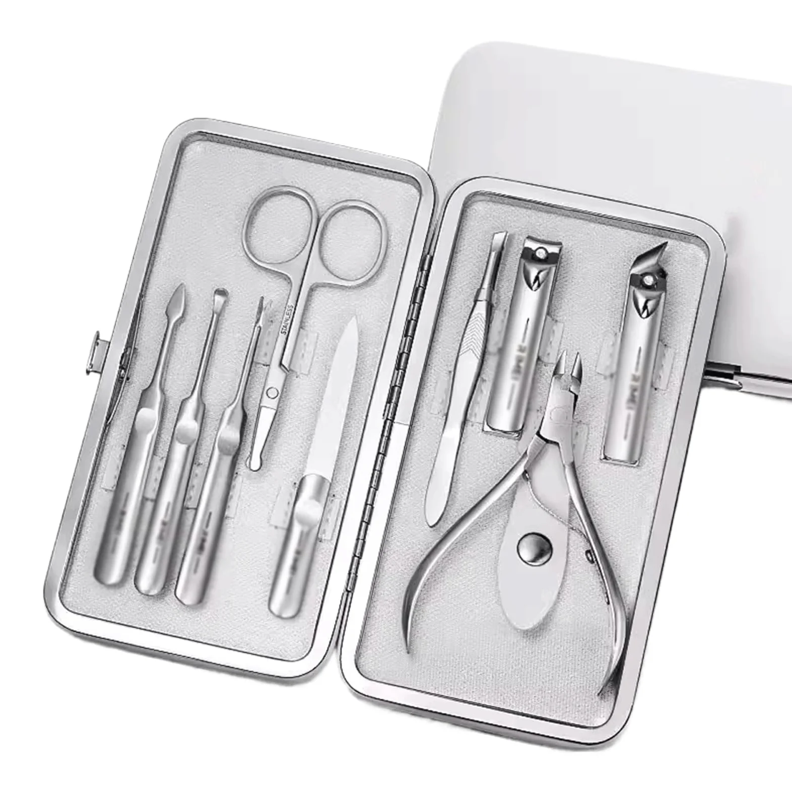 Nagelknipser-Set, 9-teiliges Haushalts-Set mit Nagelknipsern für Pediküre, Maniküre und Pediküre für Damen und Herren