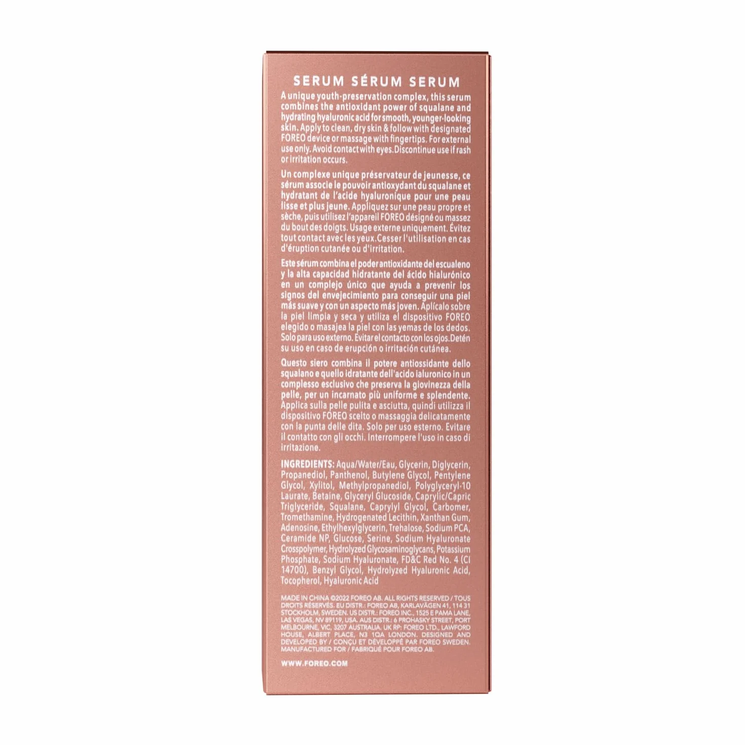 FOREO BEAR Forever Firm im Set - BEAR Gesichtsmassagegerät mit Mikrostrom + 2 x Conductive Serum 30 ml - Anti Aging Gerät - Face Lifting - Fuchsia