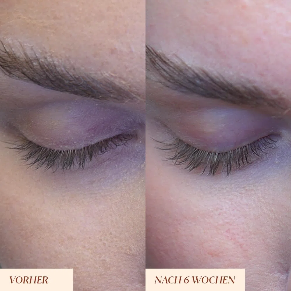 JUNGLÜCK Peptide Wimpernserum Ohne Hormone - Vegan | Für lange und dichte Wimpern und schöne Augenbrauen | Wachstum Lash Serum und Augenbrauenserum mit 5-fach Wirkkomplex aus Peptiden