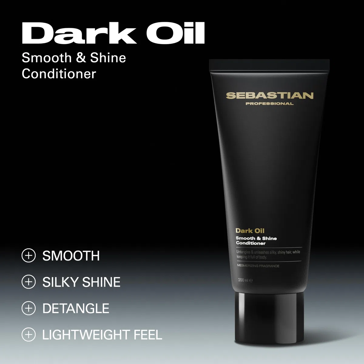 SEBASTIAN PROFESSIONAL DARK OIL – Schwereloser Conditioner für alle Haartypen – mit Jojoba- und Arganöl – intensive Anti-Frizz Haarpflege für geschmeidig schöne Haare – 1000 ml