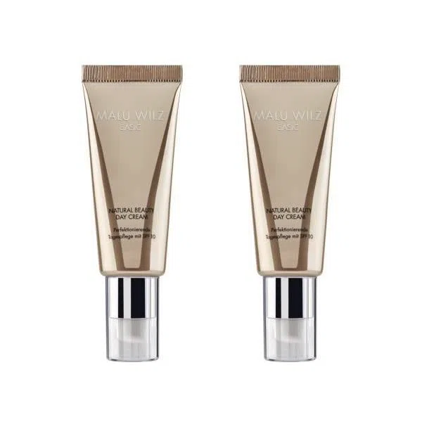 Malu Wilz - Natural Beauty Day Cream - Perfektionierende Tagespflege - SPF 10-2x 40 ml