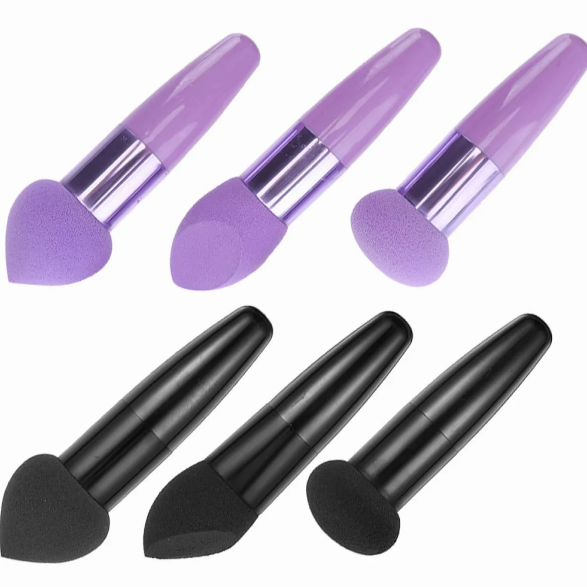 6stücke Teiliges Make up Schwamm Beauty Makeup Pens aus Premium Weiche Foundation Sponge Brush für Flüssige und Puderkosmetik Tragbar und Hautfreundlich für Alltag und Sharing