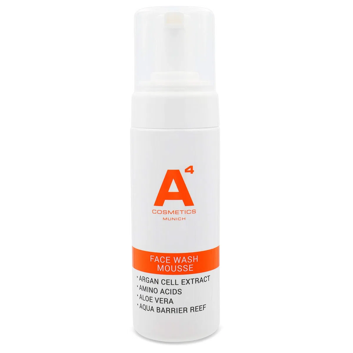 A4 – Reinigungsschaum | Milde Anti-Aging Gesichtsreinigung und Make-Up-Entferner – 150ml | Clean Beauty Wirkstoffkosmetik auf natürlicher Basis