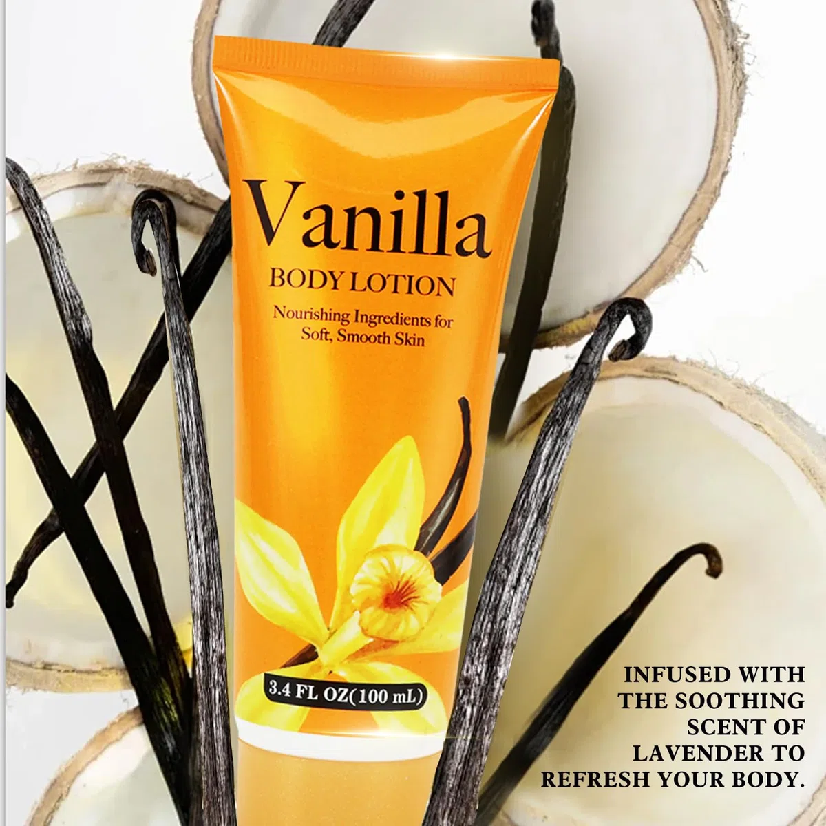 Spa Luxetique Bath Gifts for Women, 6PCS Vanilla Luxury Spa Gift Sets with Shower Gel, Bubble Bath, Body Lotion, Valentines Gifts for Her, Mom, Pamper Sets for Women Gifts
