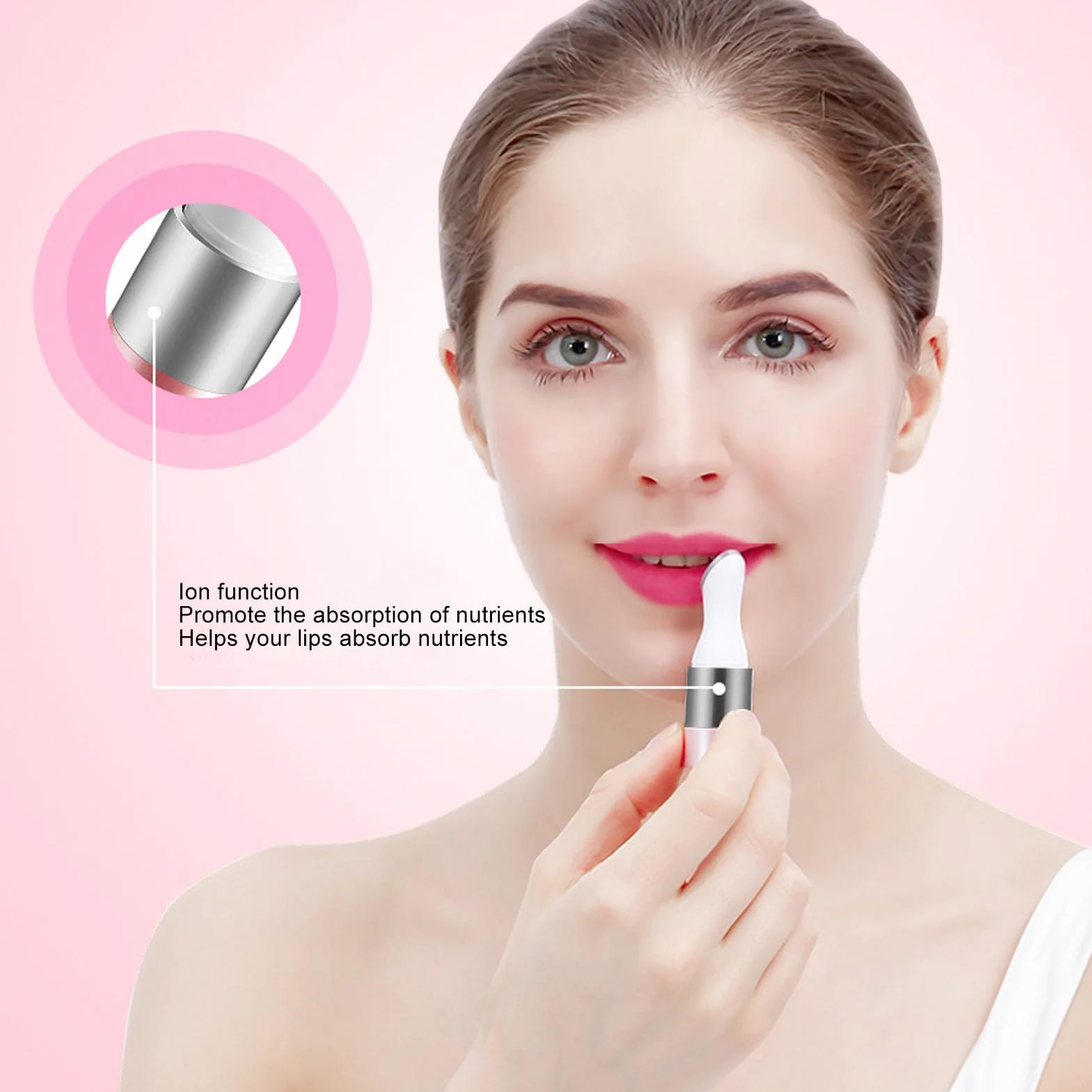 Elektrischer Lippenfüller, Automatisches Lippenfüller-Gerät, Feuchtigkeitsspendender Multi-Vibrations-Lippenverstärker