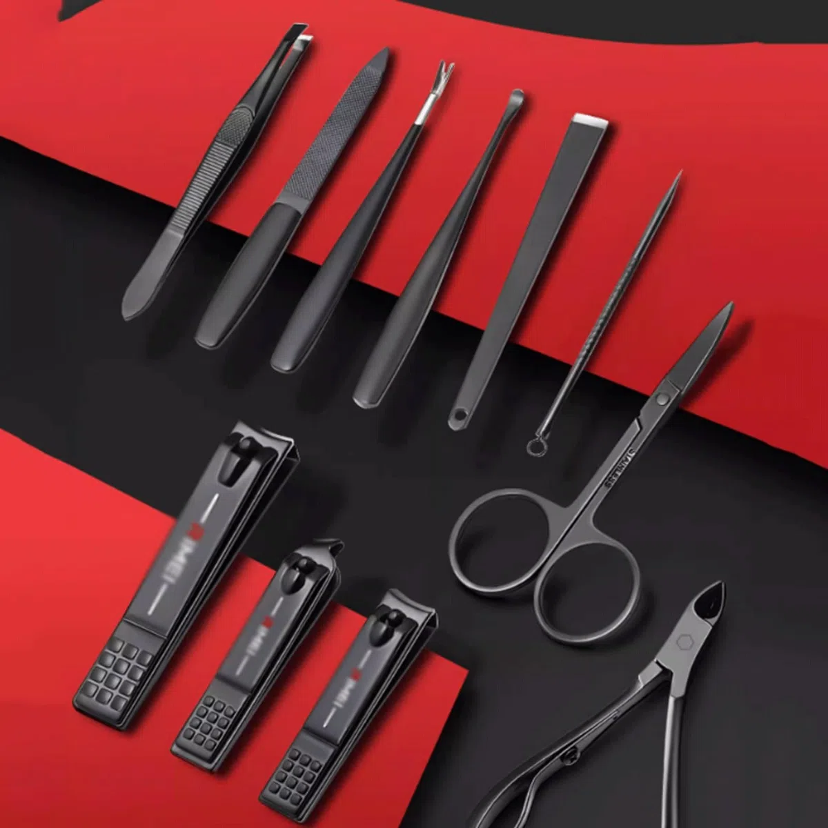 11-teiliges Nagelknipser-Set, große Nagelknipser, Nagelschere