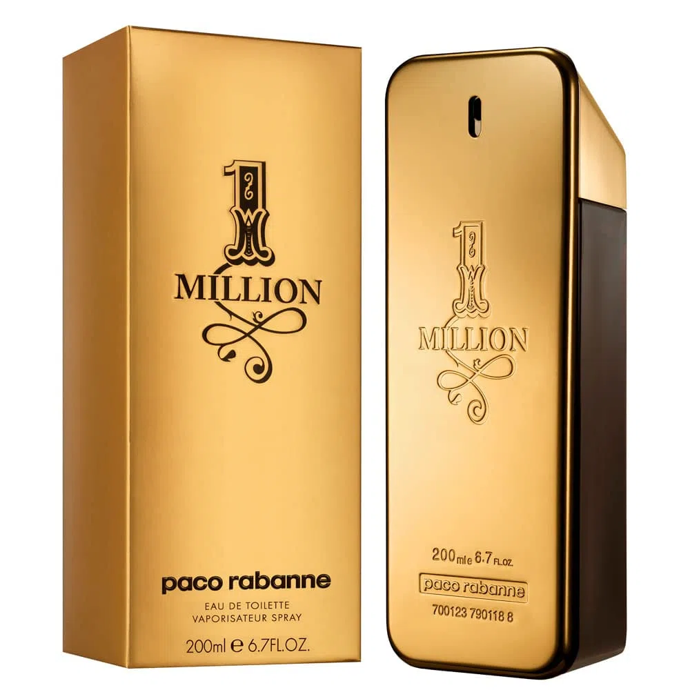 Paco Rabanne One Million homme/ men, Eau de Toilette, Natural Spray, 200 ml, 1 stück