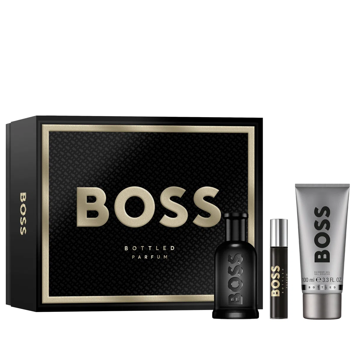 HUGO BOSS Estuche Boss Bottled Parfum, für Damen und Herren, ideal für einen langanhaltenden Duft, mit 100 ml