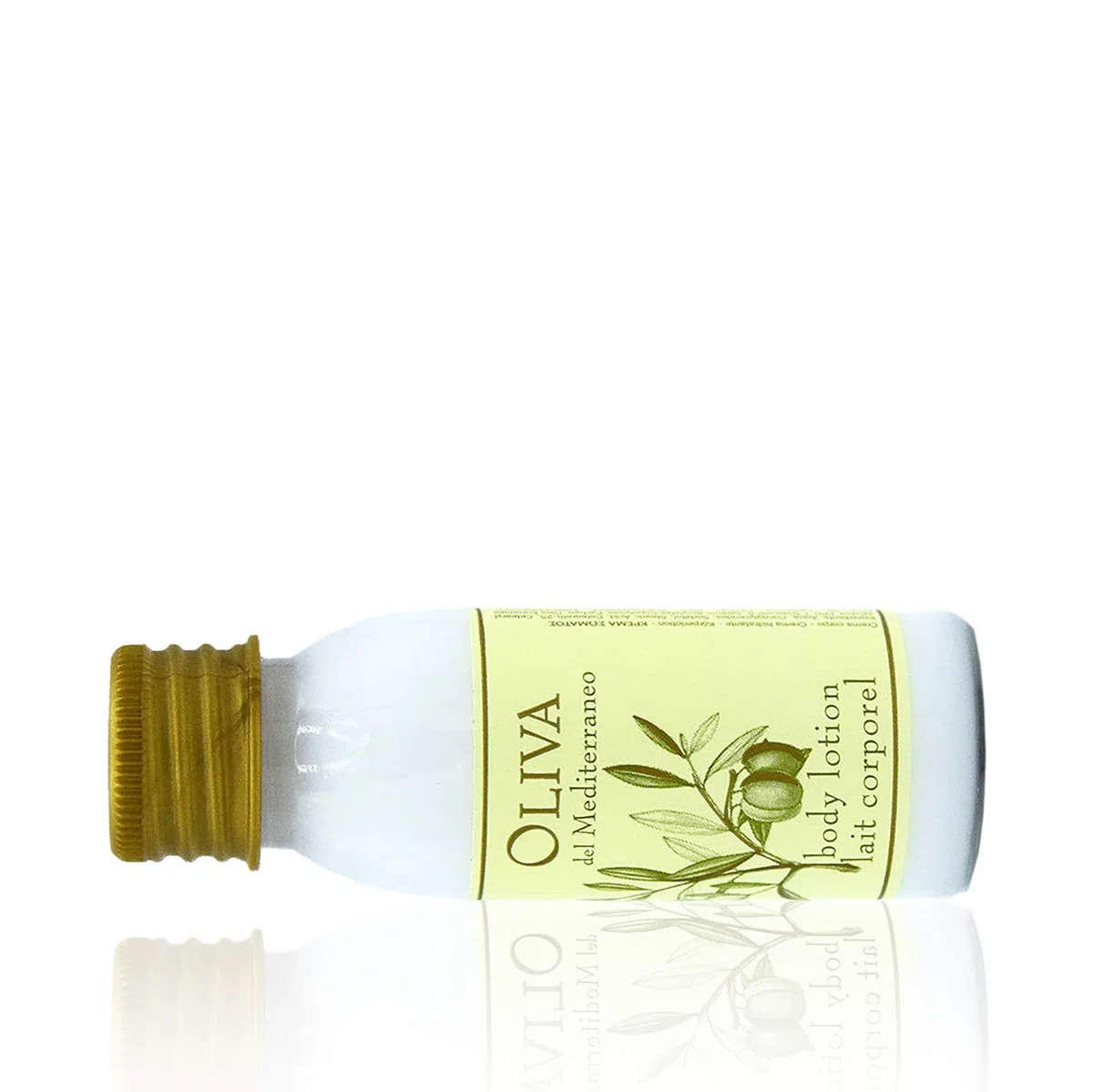 Awek.eu 100 Stück Hotel Bodylotion Körperlotion Flasche 30ml Oliva Serie mit Olivenöl
