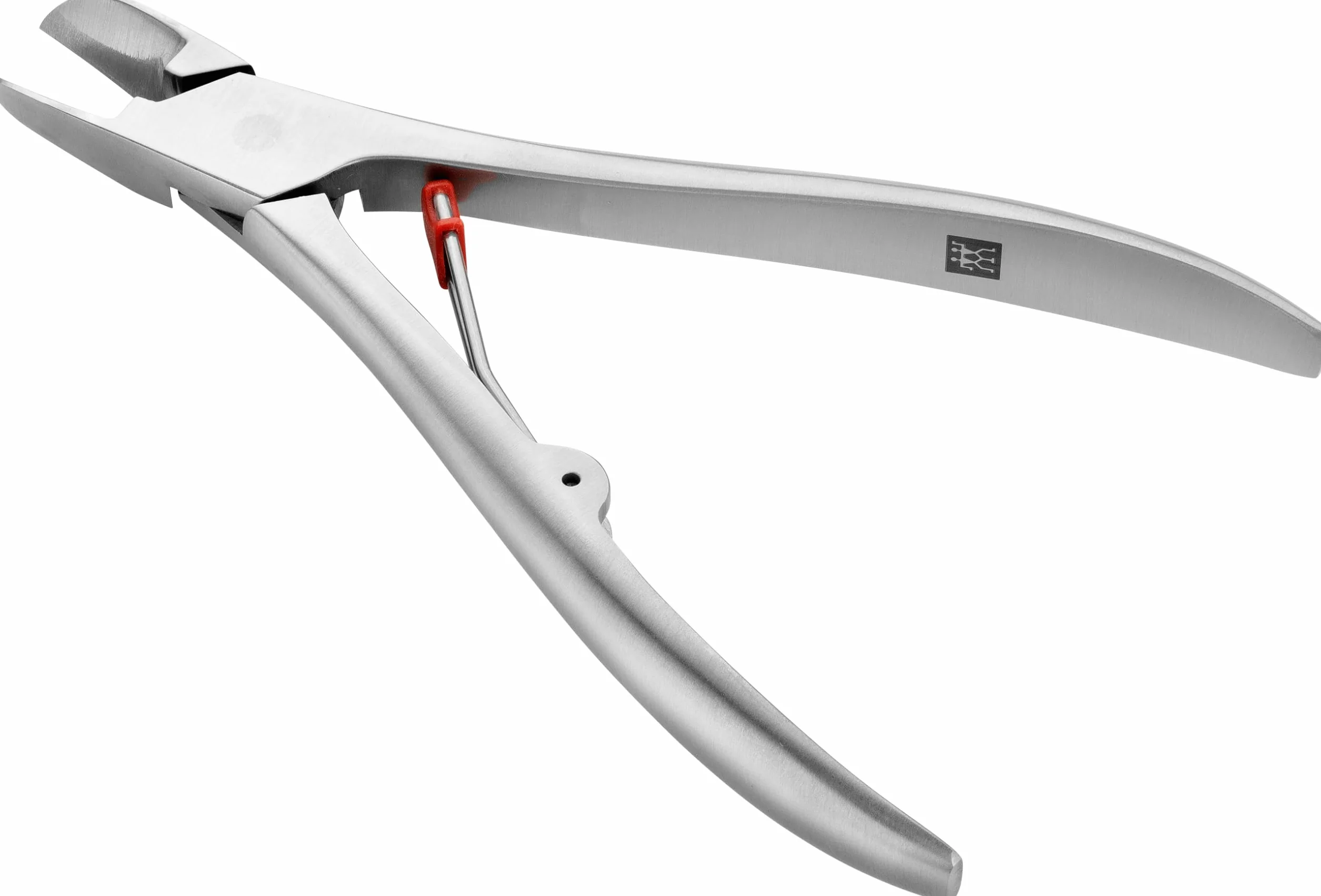 ZWILLING Nagelzange (Profi Knipser, scharfe Schneiden für feste Nägel, ergonomische Form, hypoallergen), Premium, Silber, 125 mm